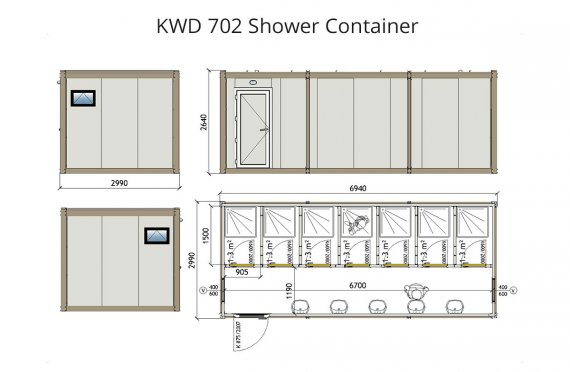 KWD 702 Konteiner Dushi