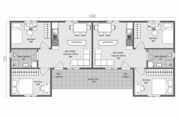 Shtëpitë e reja 102 m2