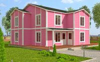 147 m² Shtëpi të Prefabrikuara Dykatëshe