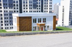 Zyra shitjesh luksoze te prefabrikuara per Projektin e Qytetit Bosphorus
